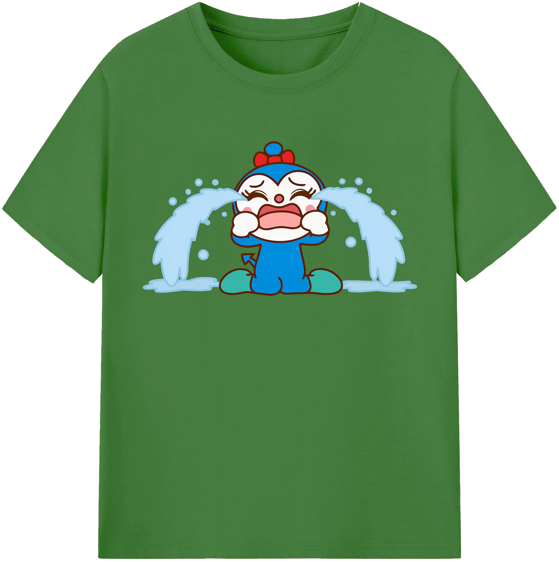 （画像用） アンパンマン Anpanman レディースカジュアルプリントTシャツ（綿100％）